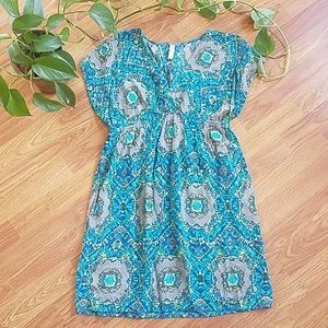 SALE 5/$20🎉🎉Xhilaration Teal Tie Dye Style Dress